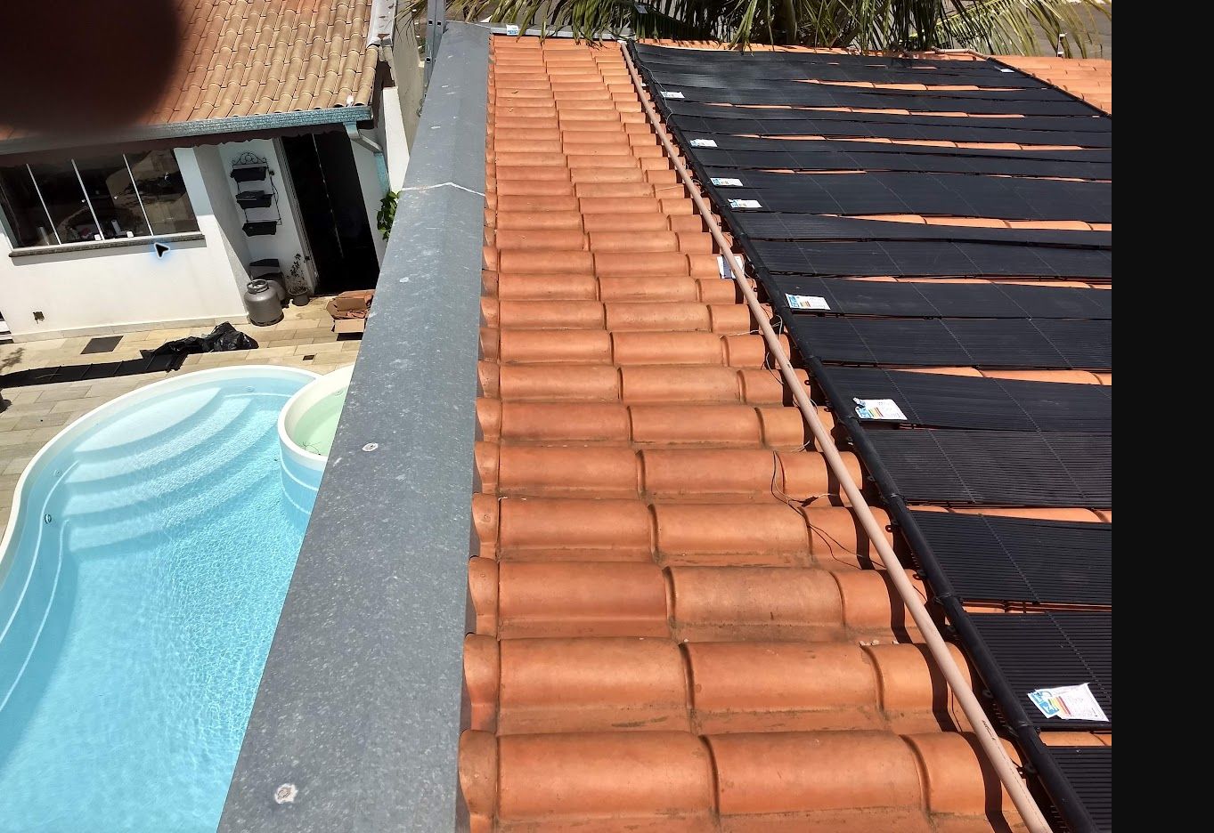 Placas de aquecimento solar para piscina